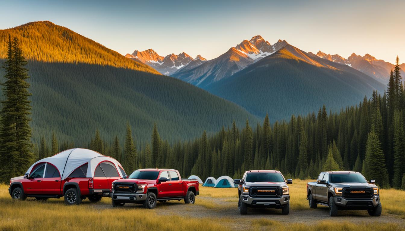 camp tent for truck: best products in 2024